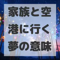 家族と空港に行く夢のサムネイル画像