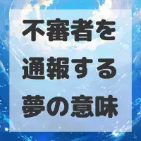 不審者を通報する夢のサムネイル画像