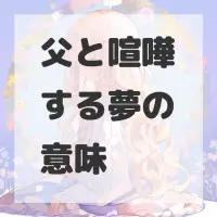 父と喧嘩する夢のサムネイル画像