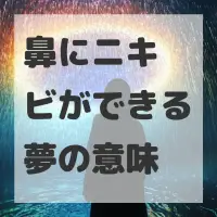 鼻にニキビができる夢のサムネイル画像
