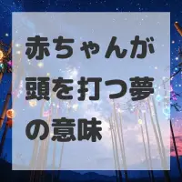 赤ちゃんが頭を打つ夢のサムネイル画像