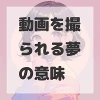 動画を撮られる夢のサムネイル画像
