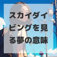 スカイダイビングを見る夢のサムネイル画像