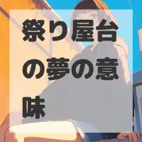 祭り屋台の夢のサムネイル画像